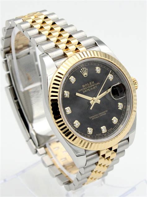 titaniam black rolex date just|rolex diamond datejust.